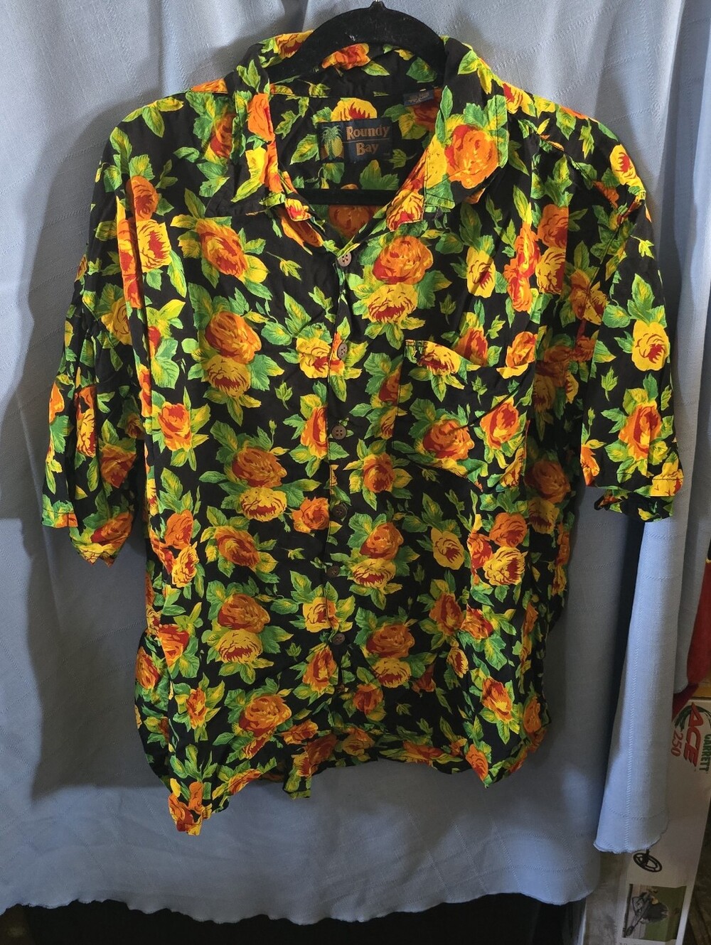 Roundy Bay Floral Hawaiian Button Down